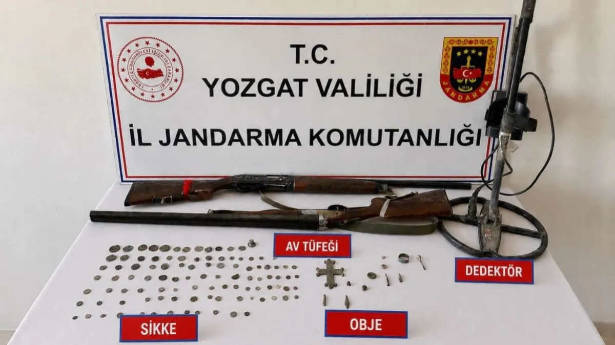 Yozgat’ta jandarmadan tarihi eser kaçakçılığı operasyonu