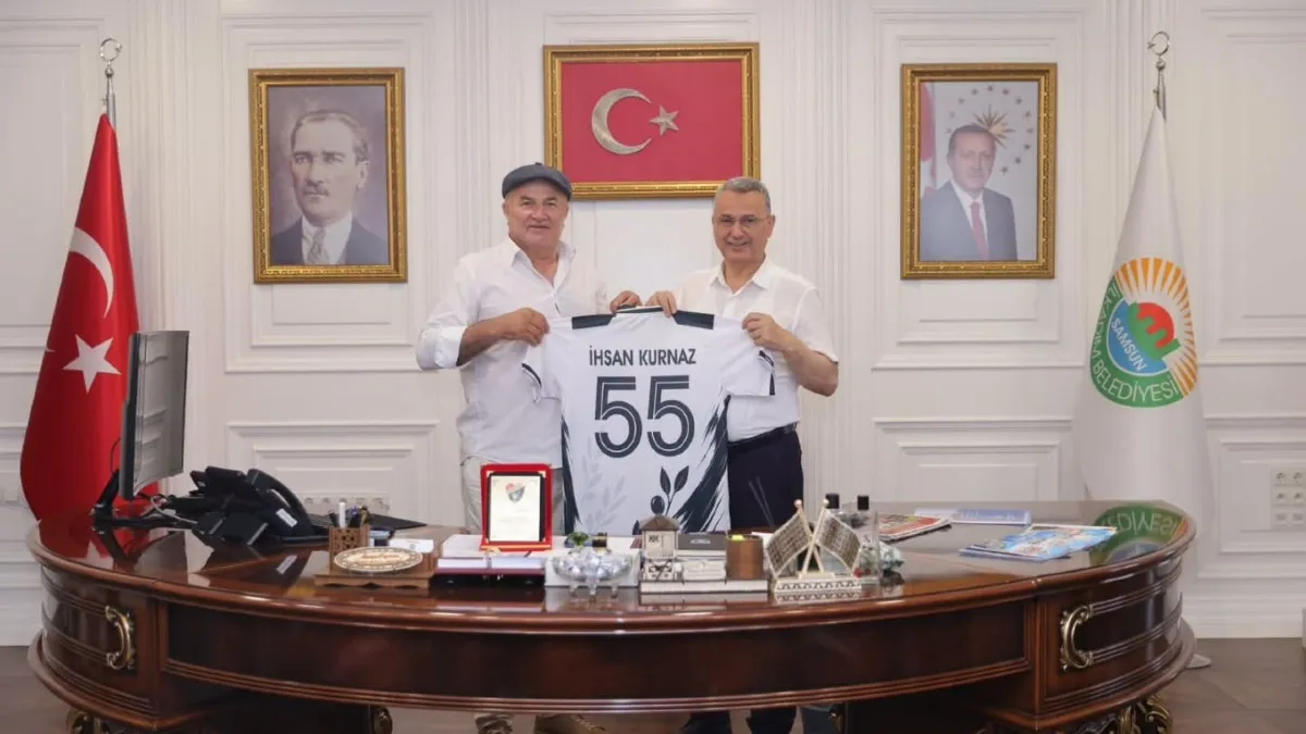 Zeytinlik Spor Kulübü’nden Başkan Kurnaz’a ziyaret