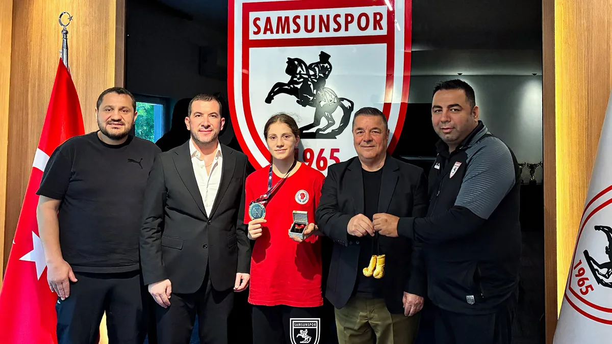 Avrupa şampiyonu Ümmügülsüm Arlı'ya Samsunspor'dan ödül!