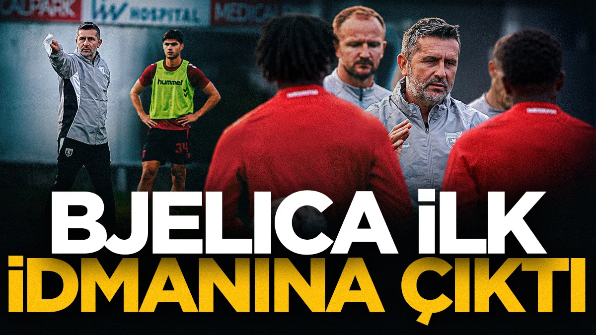 Samsunspor'da Bjelica ilk antrenmanına çıktı!