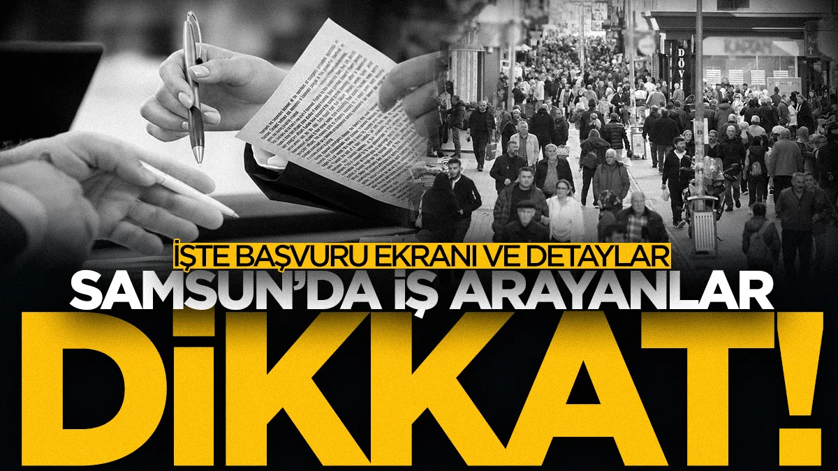 Samsun'da iş arayanlara müjde: Büyükşehir'den istihdam desteği