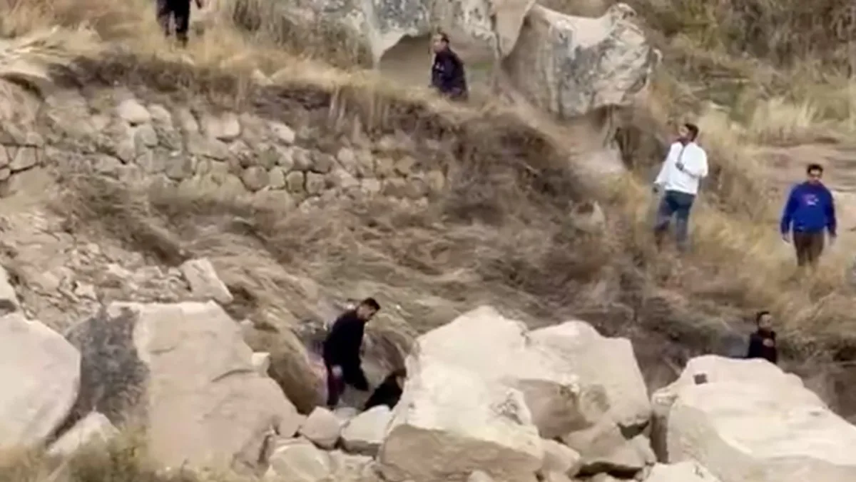 Kapadokya'da peribacası çöktü: 2 ölü, 1 yaralı