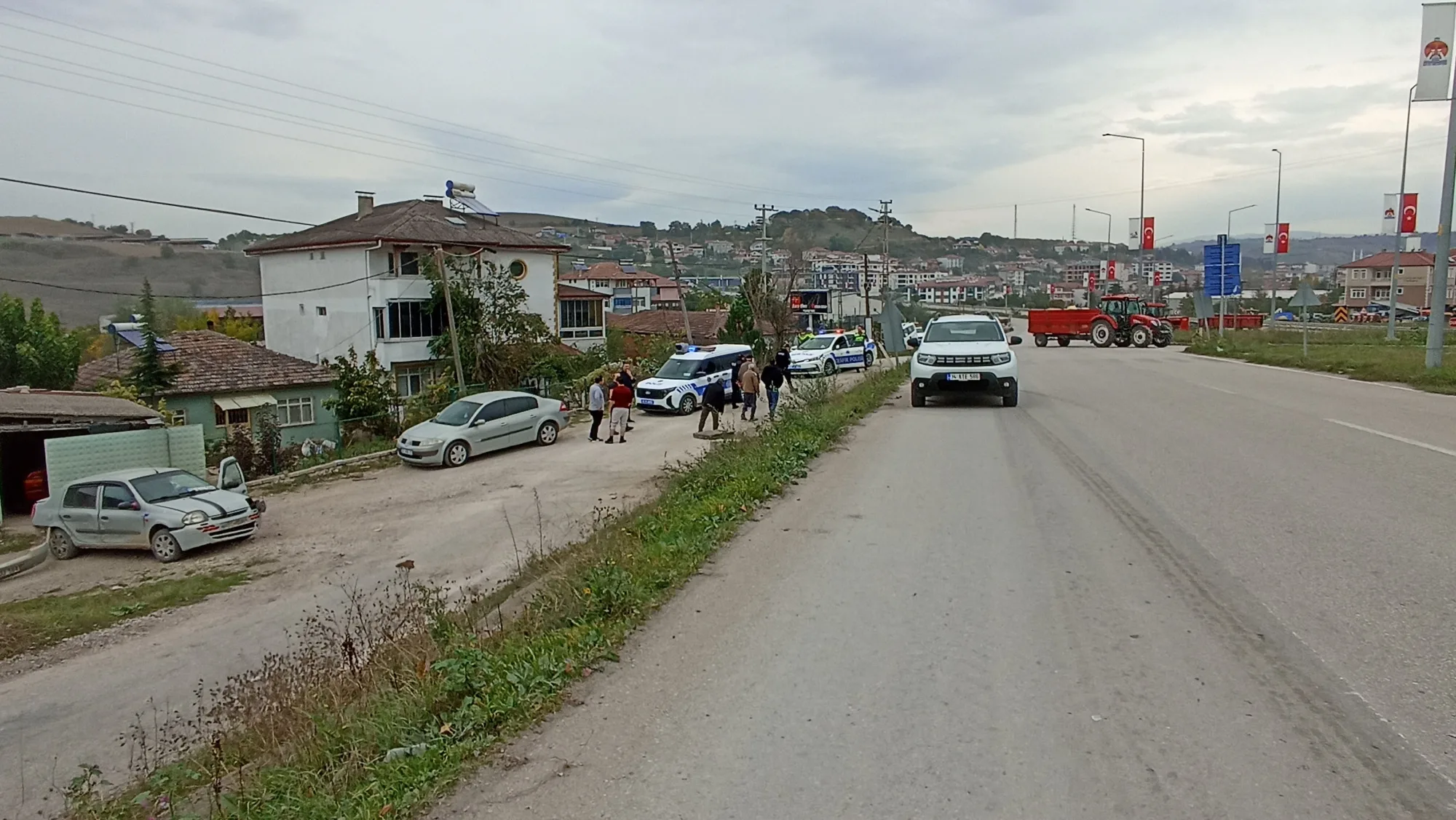 Samsun'da korkutan kaza! Anne ve 3 yaşındaki kızı yaralandı