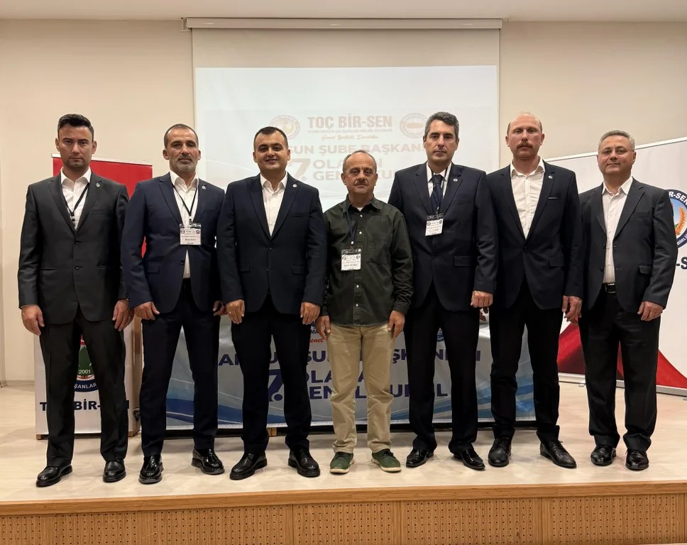 TOÇ BİR-SEN Samsun Şubesinde Ahmet Geçer güven tazeledi