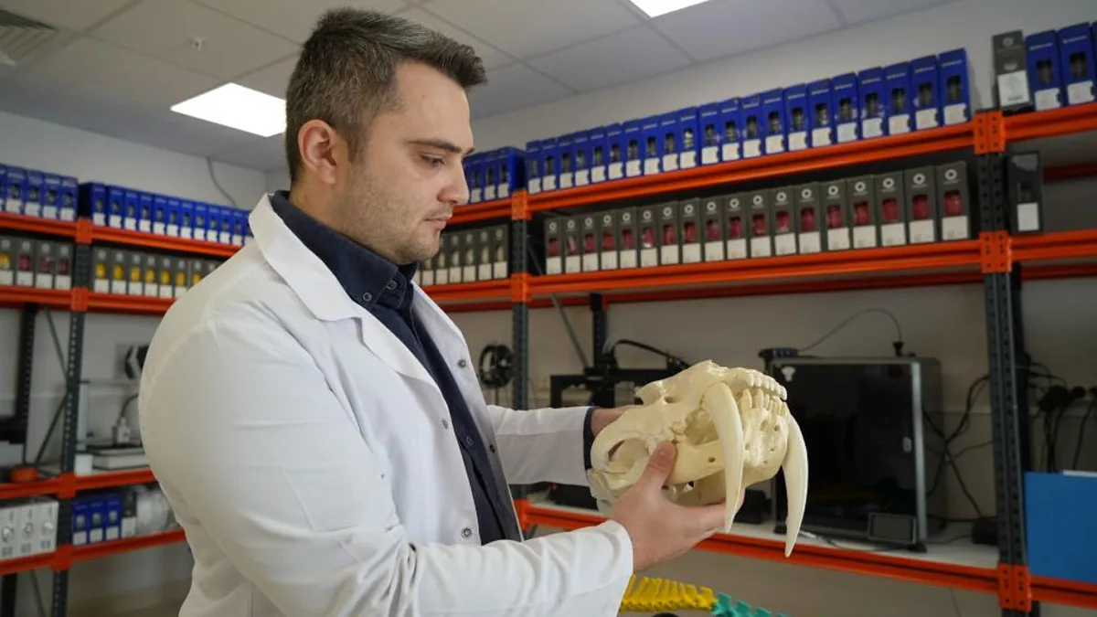 OMÜ'de dikkat çeken teknoloji: Hayvan anatomisi artık böyle öğreniliyor