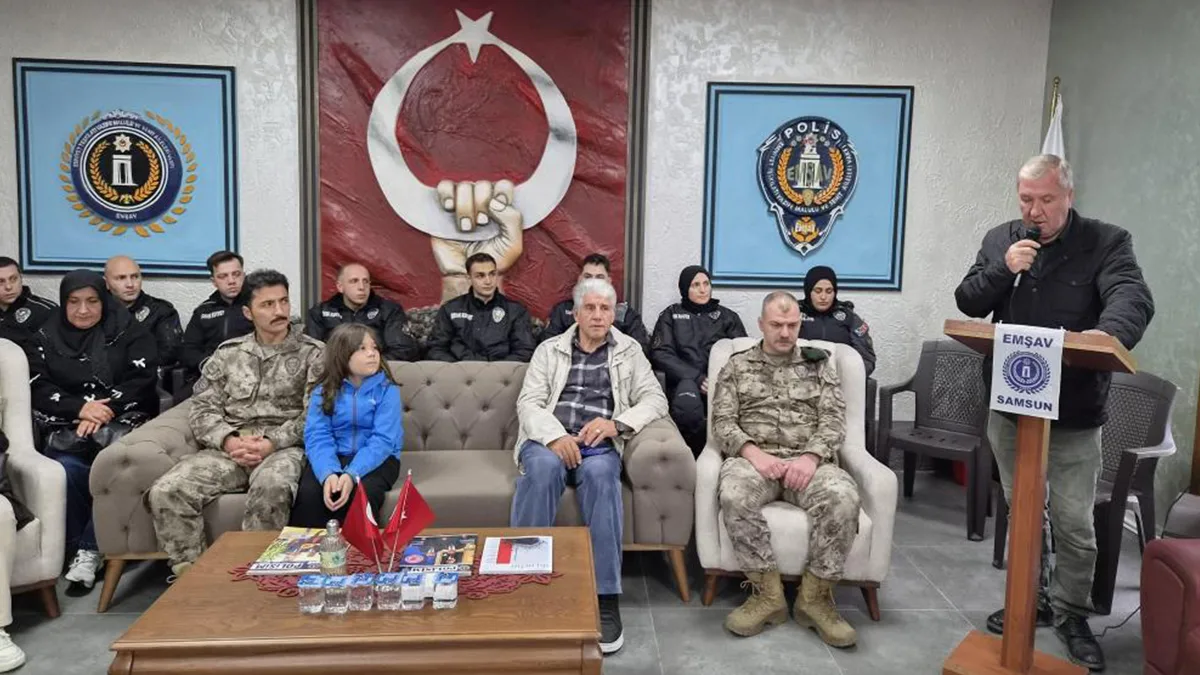 Samsun EMŞAV, şehitleri dualarla andı