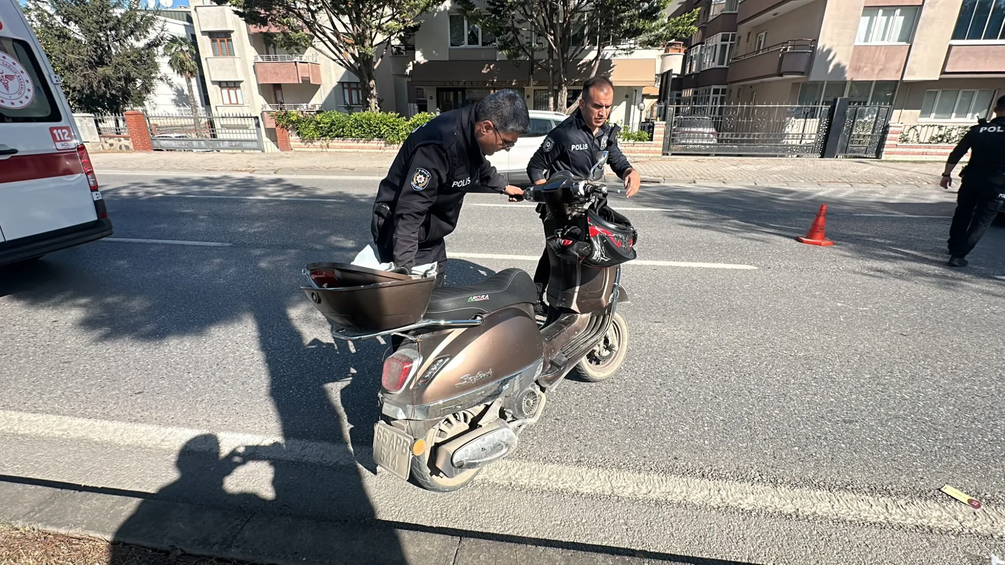 Samsun'da otomobil ile motosiklet çarpıştı: 1 yaralı