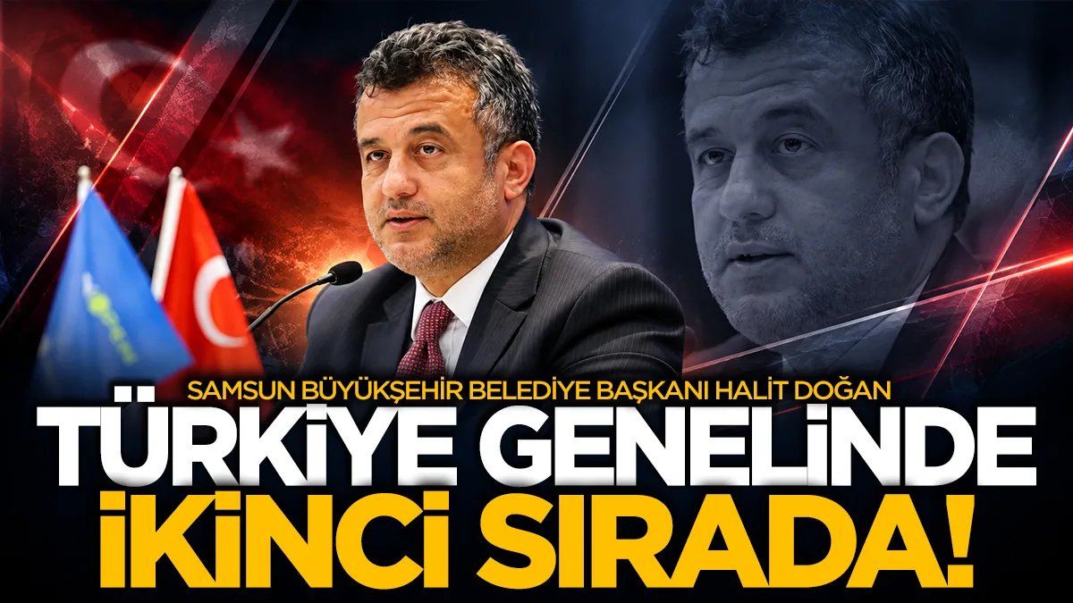 Samsun Büyükşehir Belediye Başkanı Halit Doğan, Türkiye genelinde ikinci sırada! İşte anket sonuçları