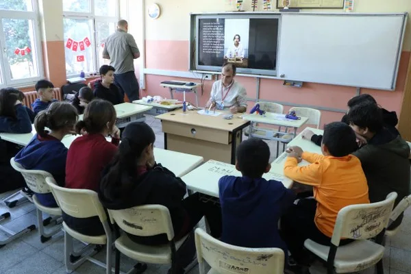 Samsun'da kırsalda öğrenciler bilimle buluştu