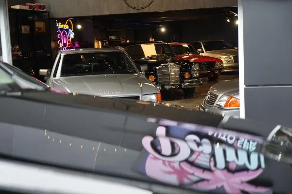 Samsun'da çocukluk hayali Mercedes müzesine dönüştü