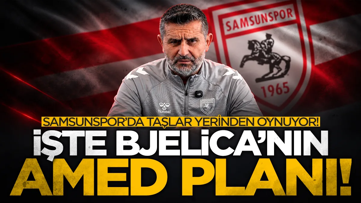 Samsunspor Teknik Direktörü Bjelica'dan Amed maçı öncesi galibiyet mesajı: Kadro sil baştan değişiyor