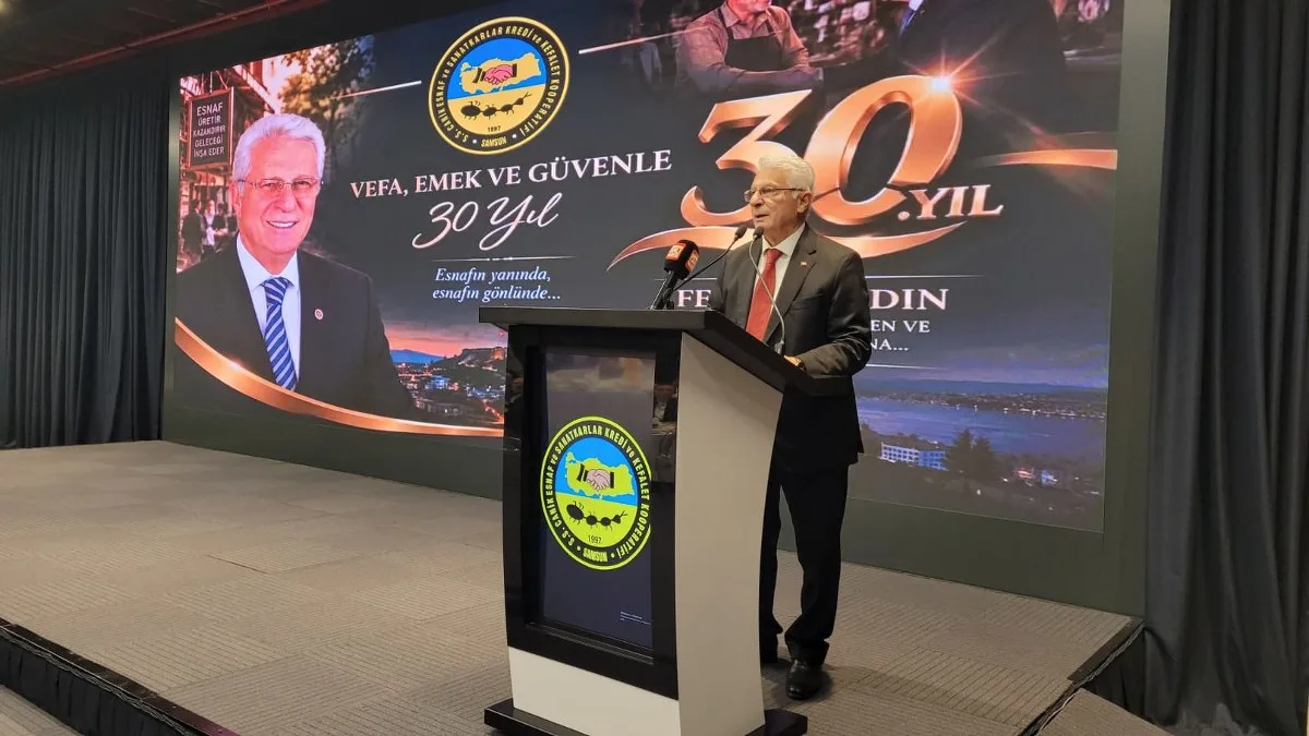 Samsun'da esnafa 3,2 milyar TL'lik kredi! Fevzi Apaydın rakamları açıkladı