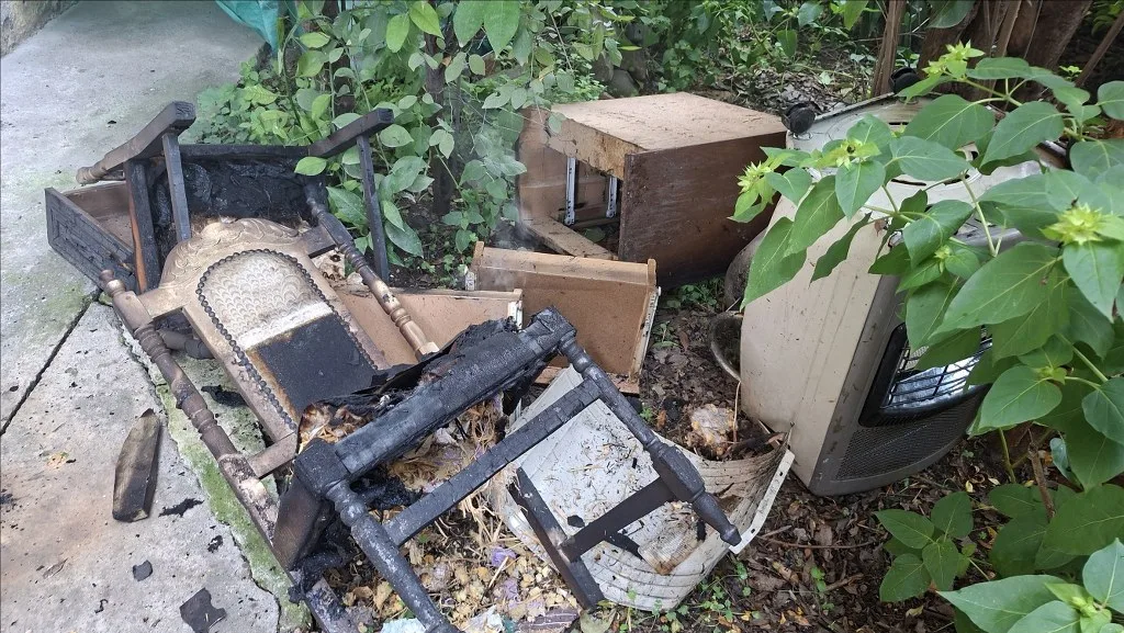 Samsun'da faciadan dönüldü! Binada çıkan yangın söndürüldü