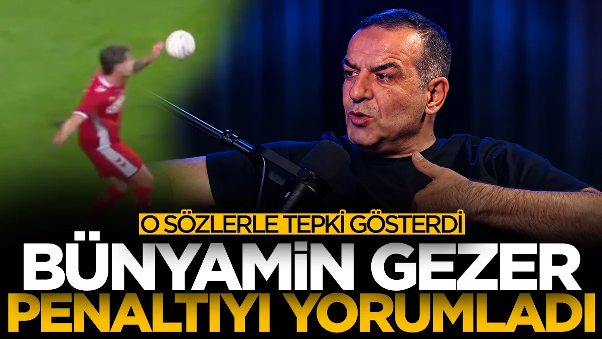 Samsunspor-Amedspor maçındaki penaltıya eski hakem Bünyamin Gezer isyan etti