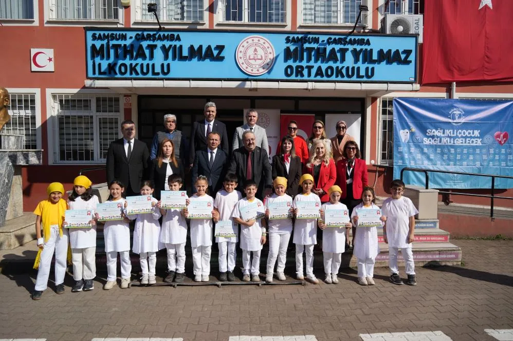 Samsun'da binlerce öğrenci sağlık elçisi oldu!