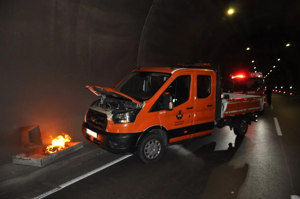 Amasya Badal Tüneli’nde yangın ve kurtarma tatbikatı yapıldı