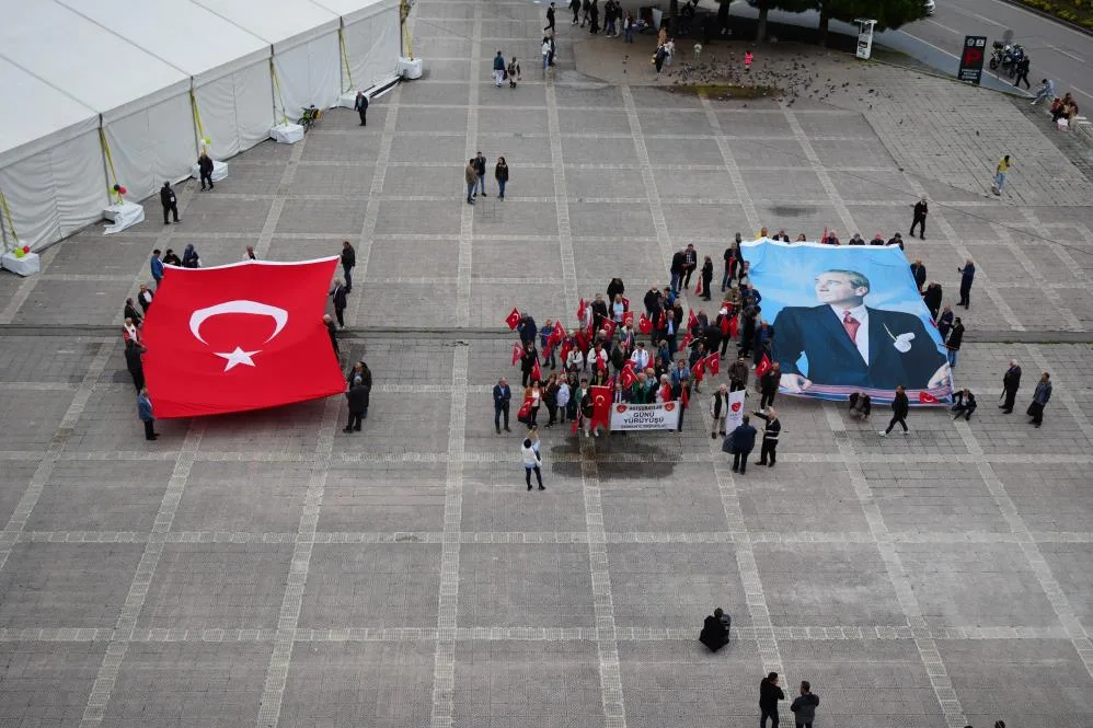 Samsun'da Astsubaylar Günü'nde yürüyüş yaptılar