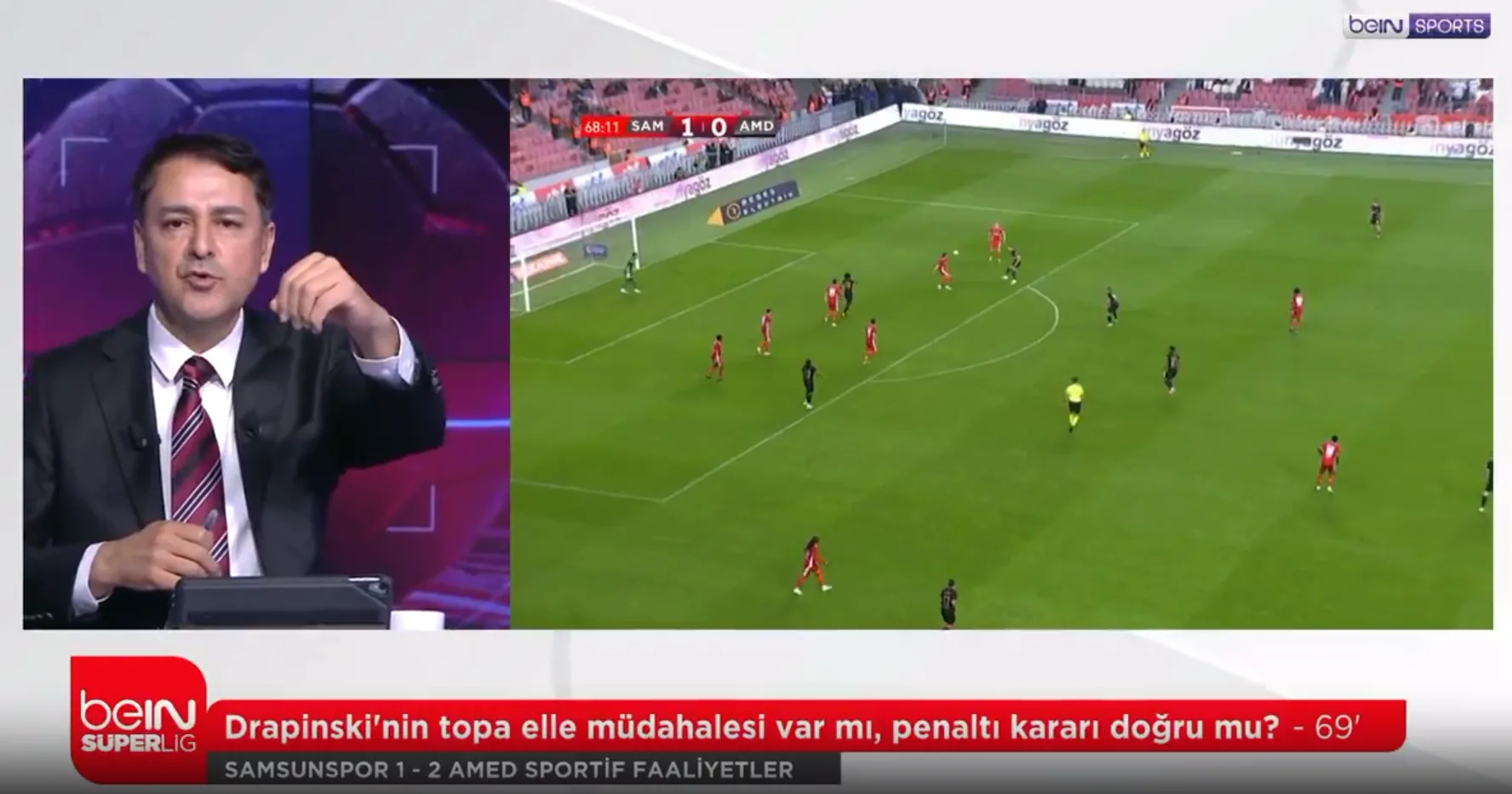 Bülent Yıldırım Samsunspor-Amedspor maçındaki tartışmalı kararları yorumladı - 9