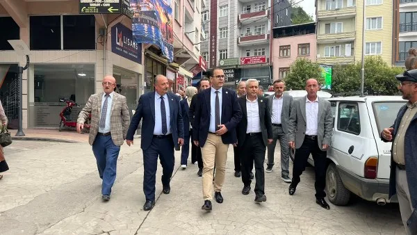 BBP Samsun İl Başkanı Bahadır Şahin'den Salıpazarı'na ziyaret