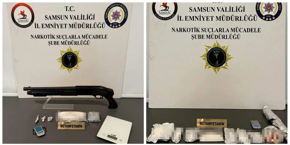 Samsun’da 4 ilçede uyuşturucu operasyonu: 10 şahsa adli işlem