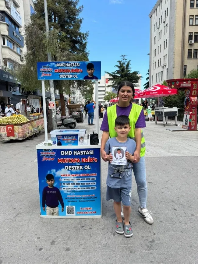 Samsunlu DMD kas hastası minik Mustafa Emir'den yürek yakan sözler: İlacı almazsam öleceğim anne