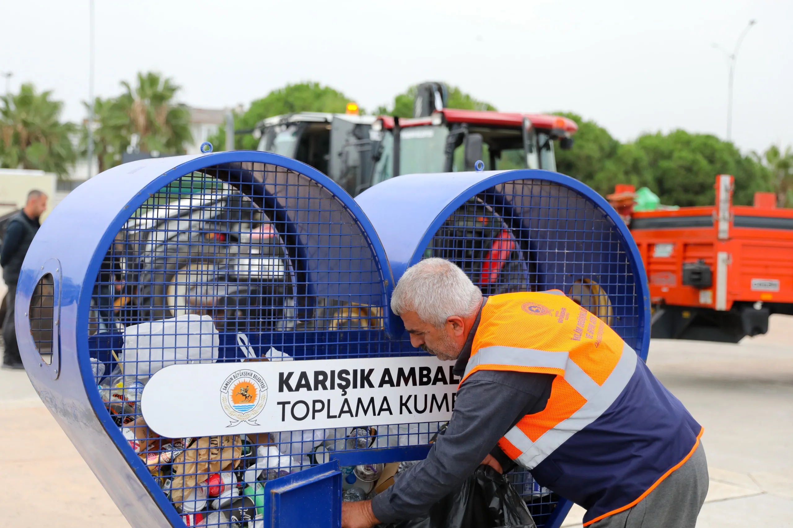 Samsun'da 3 ayda 280 ton atık geri dönüştürüldü!