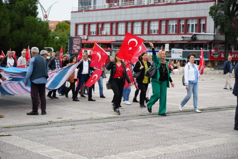 Samsun'da Astsubaylar Günü'nde yürüyüş yaptılar