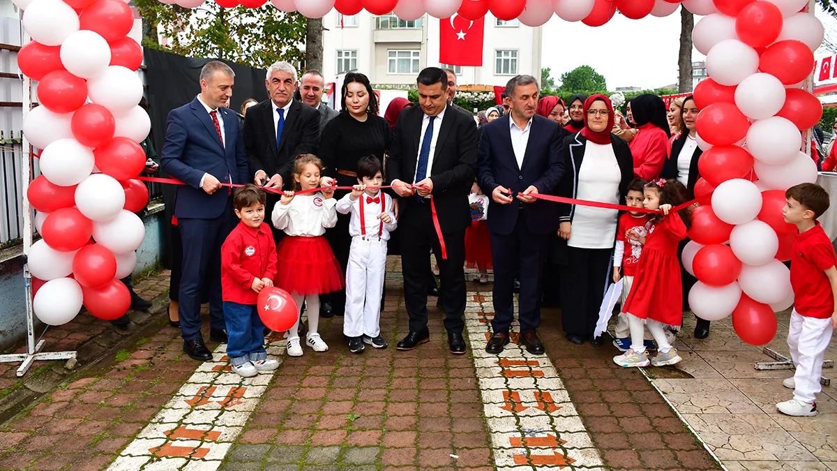 Terme'de Şanlı Türk Bayrağı Sergisi düzenlendi