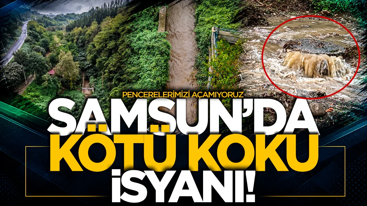 Samsun'da kötü koku isyanı! Pencerelerimizi açamıyoruz