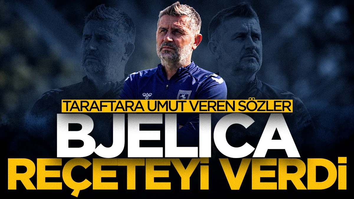 Nenad Bjelica'dan Samsunspor taraftarına umut veren sözler: Bu durumdan çıkacağız