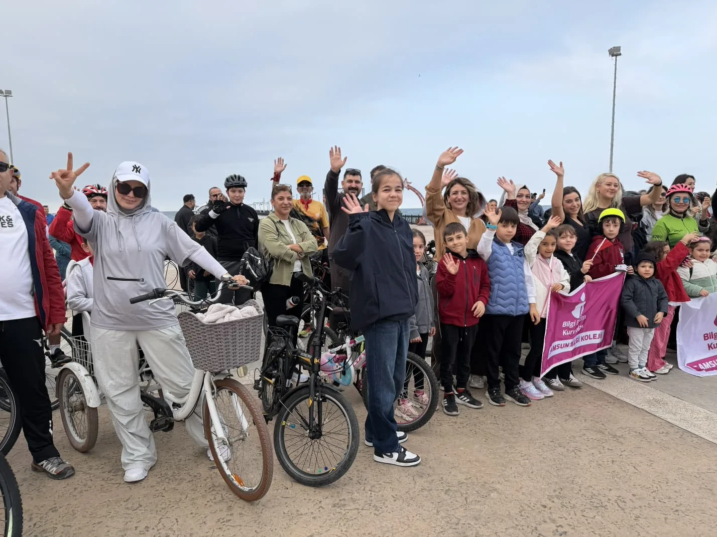 Samsun'da Cumhuriyet coşkusu pedallara yansıdı!