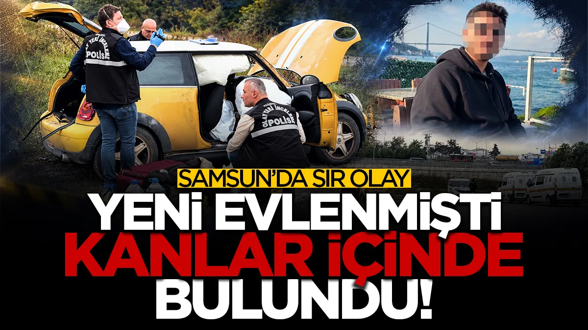 Samsun'da sır olay! 3 gün önce evlenen diyetisyen ağır yaralı bulundu