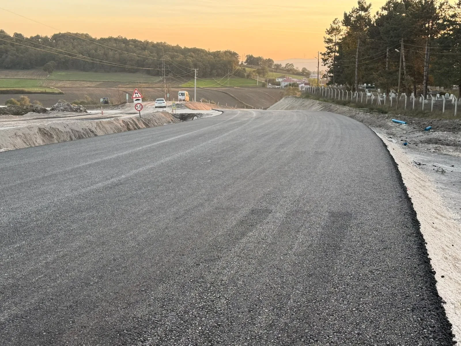 Samsun'da tarihi Kurt Köprü'ye ulaşım kolaylaşıyor! Sıcak asfalt çalışması başladı