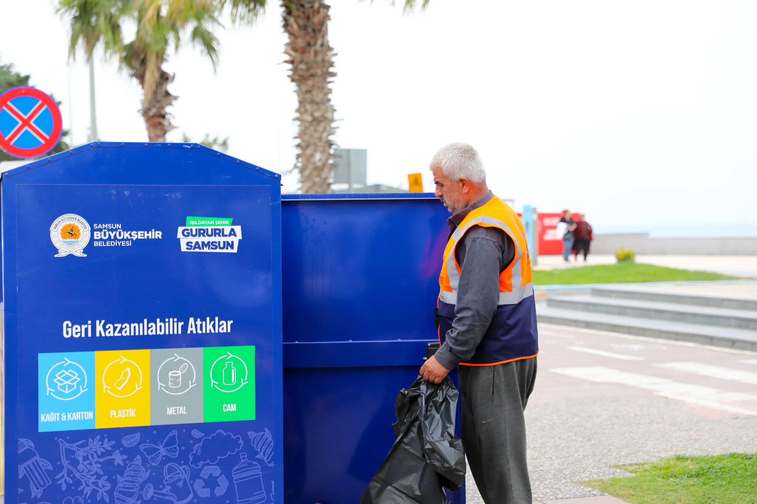 Samsun'da 3 ayda 280 ton atık geri dönüştürüldü!