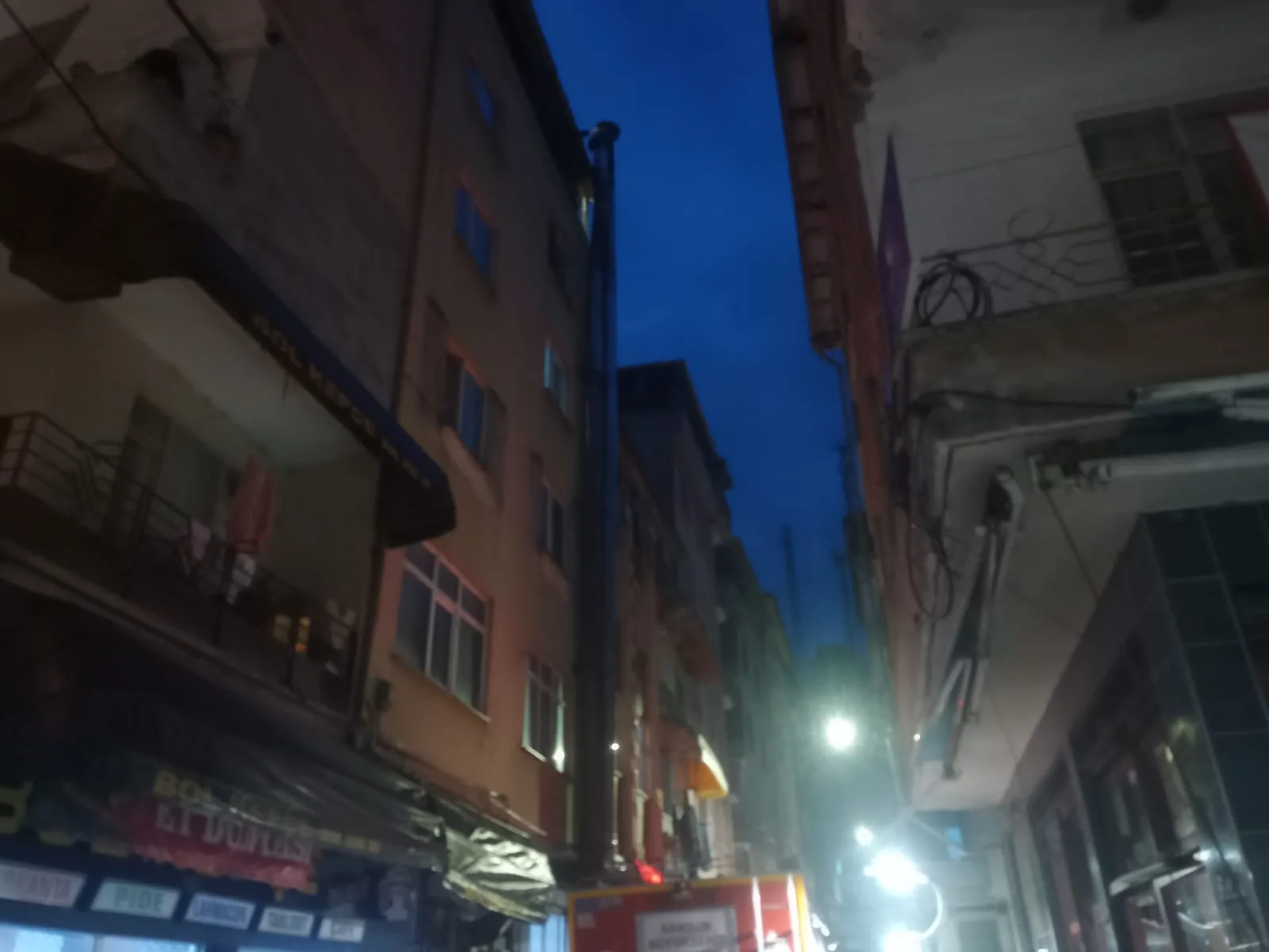 Samsun'da faciadan dönüldü! Bacadan çıkan yangın söndürüldü