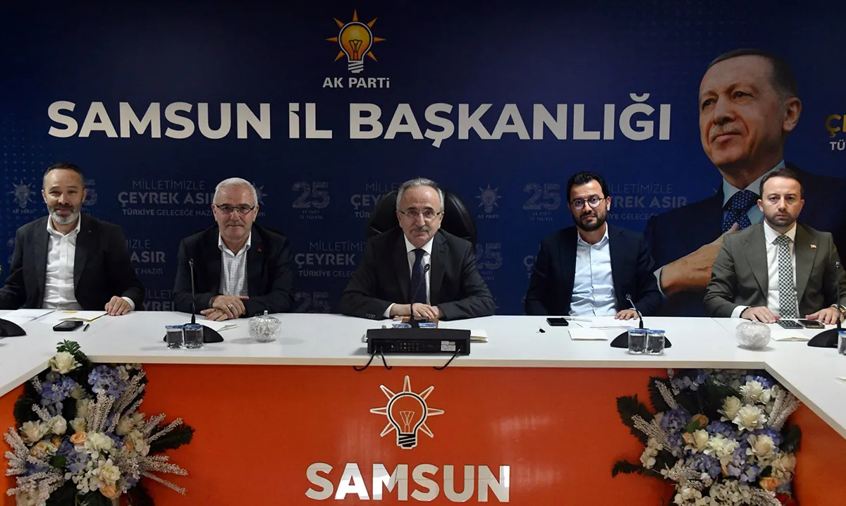 AK Parti Samsun teşkilatından Süleyman Kaldırım'a tebrik