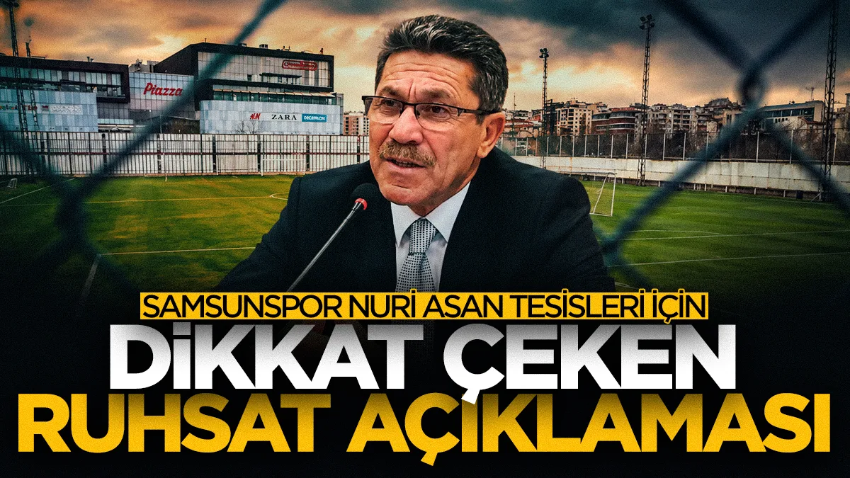 SBB Meclisi'nde Nihat Soğuk'tan Samsunspor Nuri Asan Tesisleri açıklaması: Ruhsatlı değil!