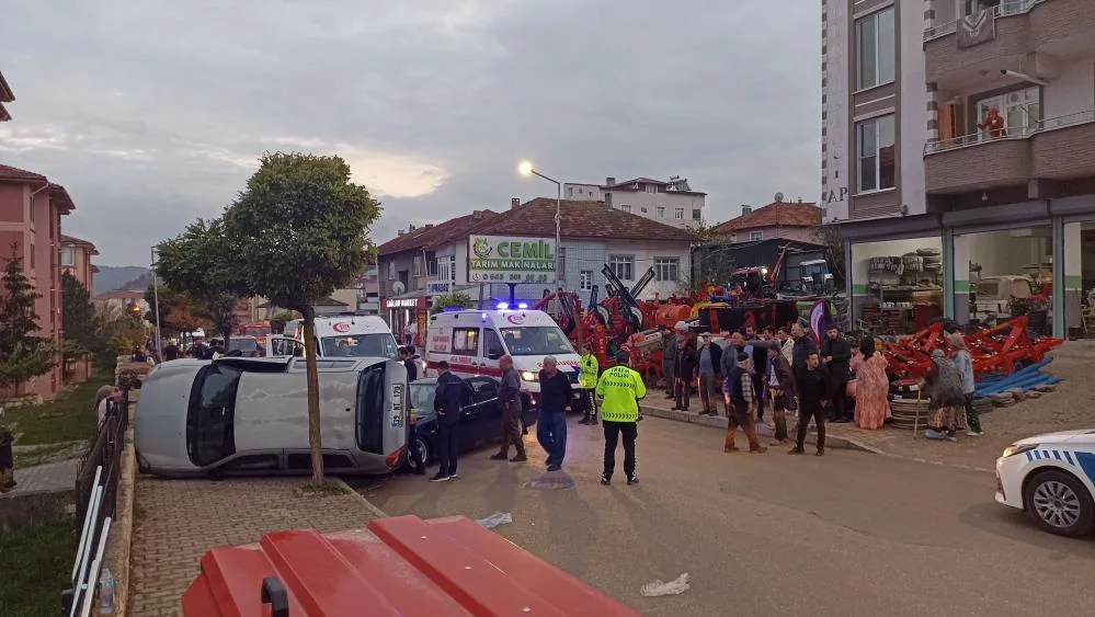 Samsun'da trafik kazası: Çok sayıda yaralı