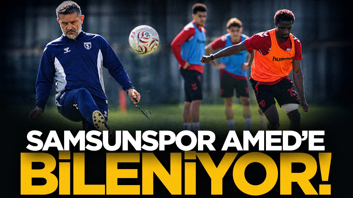 Samsunspor'da kritik Amedspor maçı öncesi son hazırlıklar