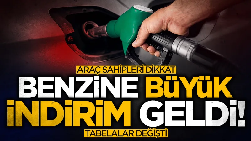 Benzine 4,30 TL indirim geldi! Samsun'da gözler yeni fiyatlarda