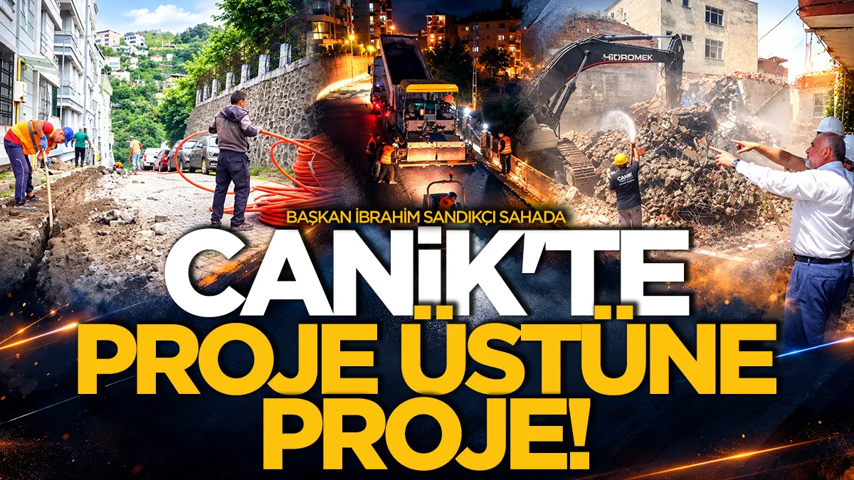 Canik Belediye Başkanı İbrahim Sandıkçı sahada: Canik'te proje üstüne proje