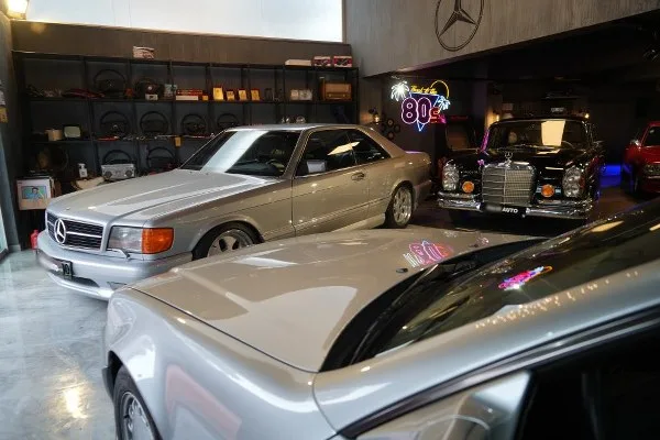 Samsun'da çocukluk hayali Mercedes müzesine dönüştü