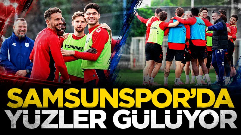 Samsunspor'da Bjelica ile birlikte yüzler gülüyor
