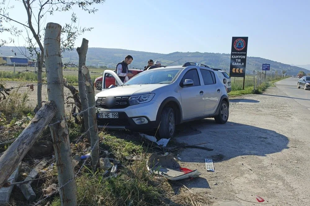 Samsun'da trafik kazası: 3 yaralı