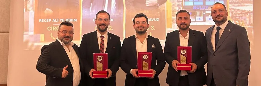 3 şube, 100 kişilik kadro, 66 yıllık güven: Bulut Emlak'ta 3. çeyrek zirvesi ödüllendirildi