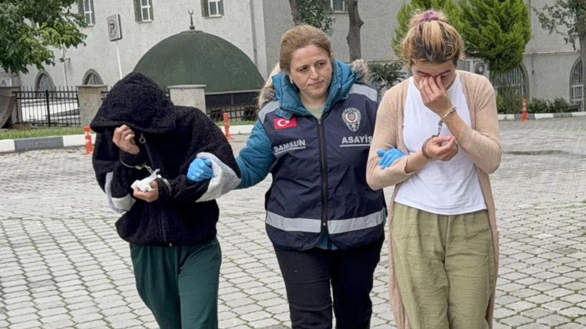 Samsun'da 100 bin liralık hırsızlık yapan 2 kadın tutuklandı