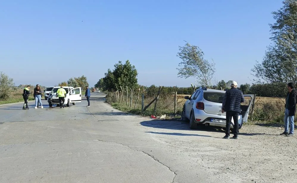 Samsun'da trafik kazası: 3 yaralı