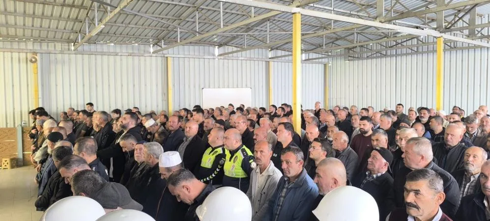 İstanbul'da hayatını kaybeden polis memuruna, Samsun'da veda