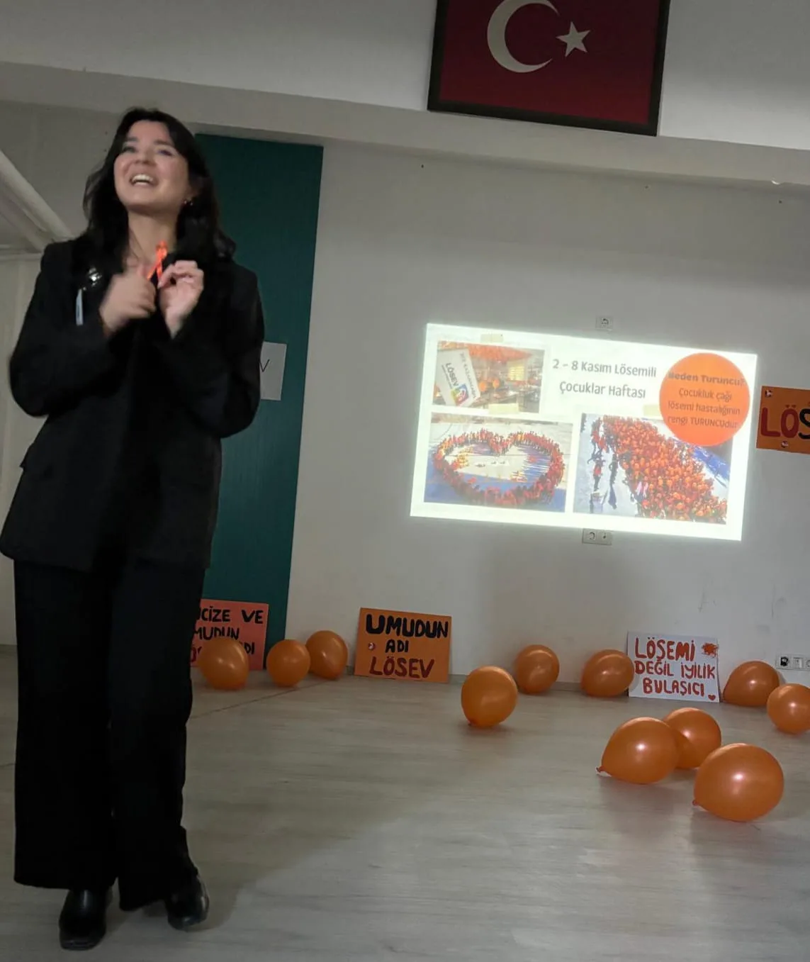 Samsun'da lise öğrencilerine LÖSEV'den anlamlı farkındalık etkinliği