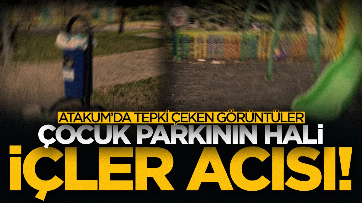Atakum'da Şehit Eren Bülbül Parkı'nın hali içler acısı!